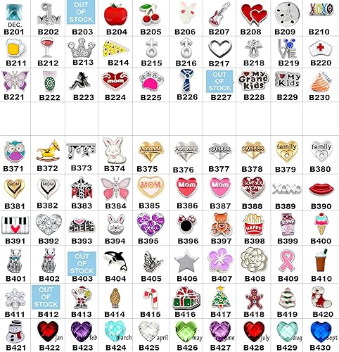 Miniatura 5 de BG247 - Cordón flotante para medallón con cadena incluida y 6 colgantes y 1 placa