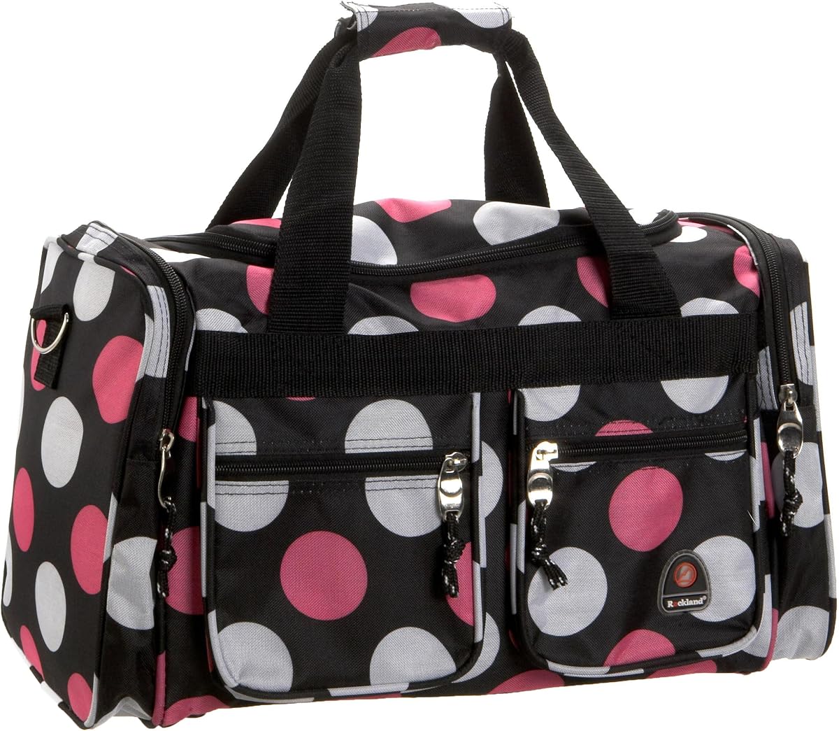 19" Polyester Duffel Bag, New Multi Pink
