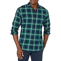 Amazon Essentials Camicia in Flanella a Maniche Lunghe (Disponibile in Taglie Extra Forti)
