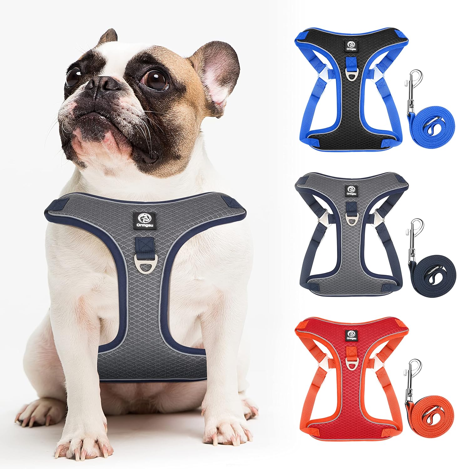 Ormgau Dog Harness, No-Pull Pet Harness with Leash Togo Ubuy
