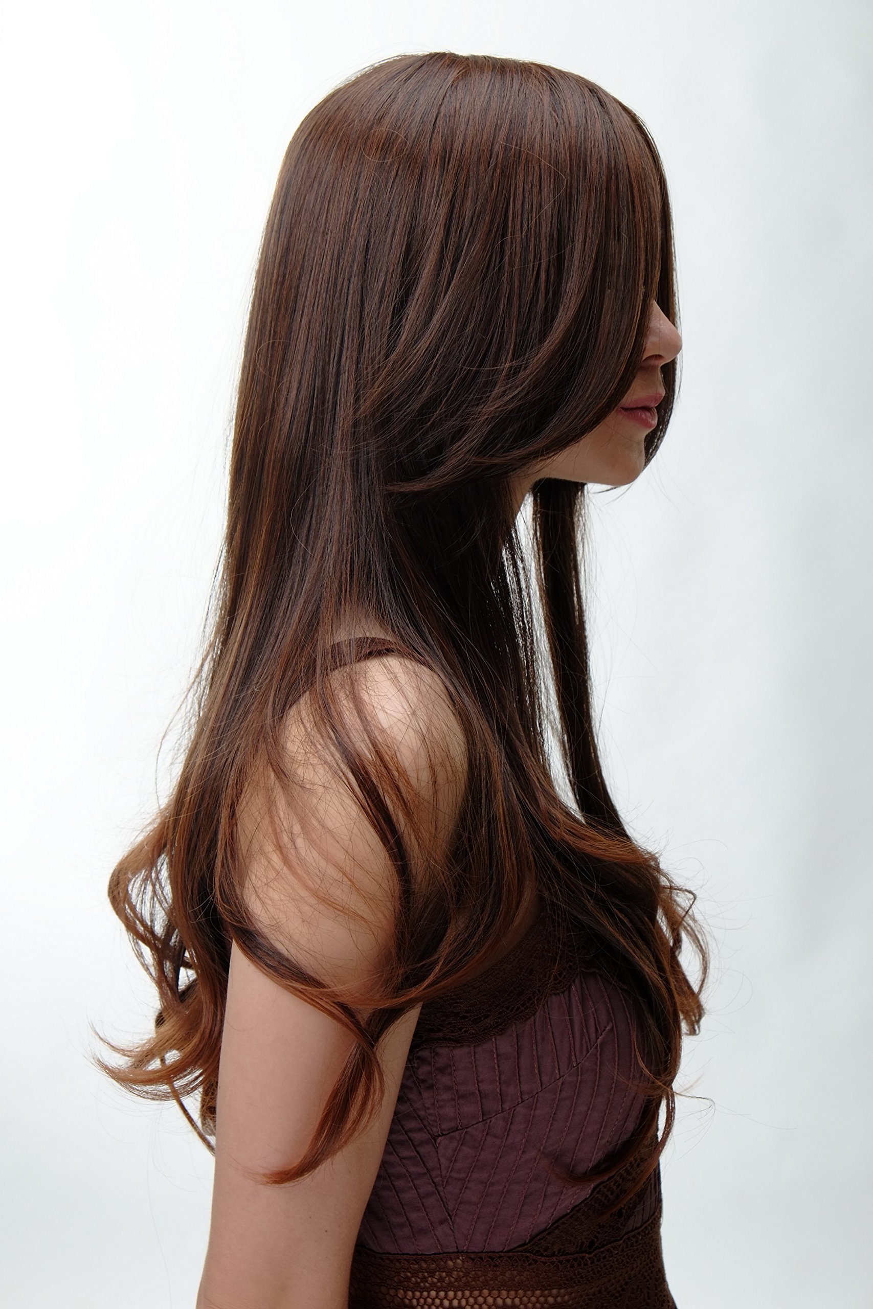 WIG ME UP - Wig Long Straight Chestnut brown mix 3445-2T30, mixed blond, Length: approx. 55 cm - Image 2