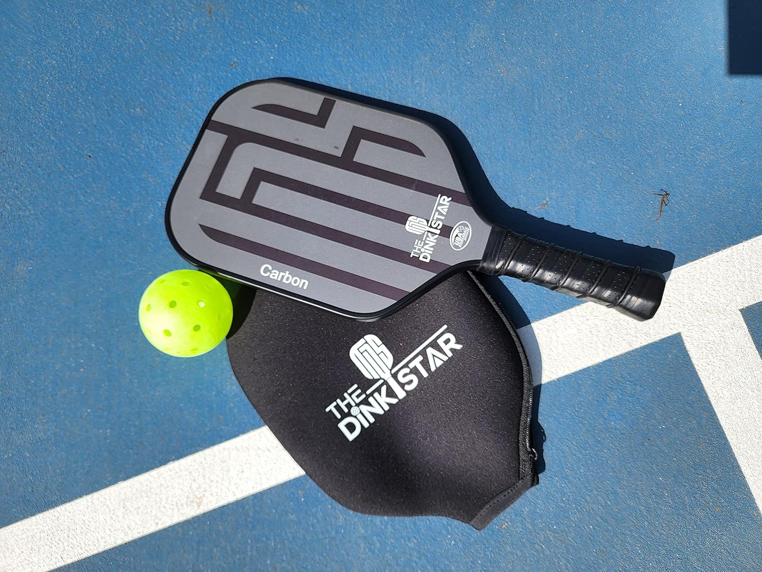 Pickleball Paddle | Polypropylene Core Raw Carbon Fiber Surface| Paddles Designed in Texas