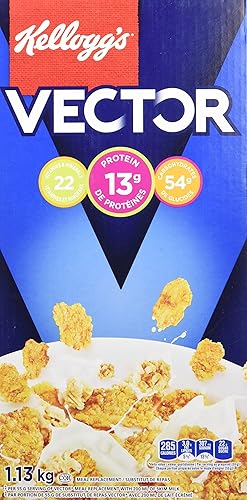 Miniatura 3 de Kelloggs Vector  Cereal de repuesto para comida 25lbs25 libras importado de Canadá