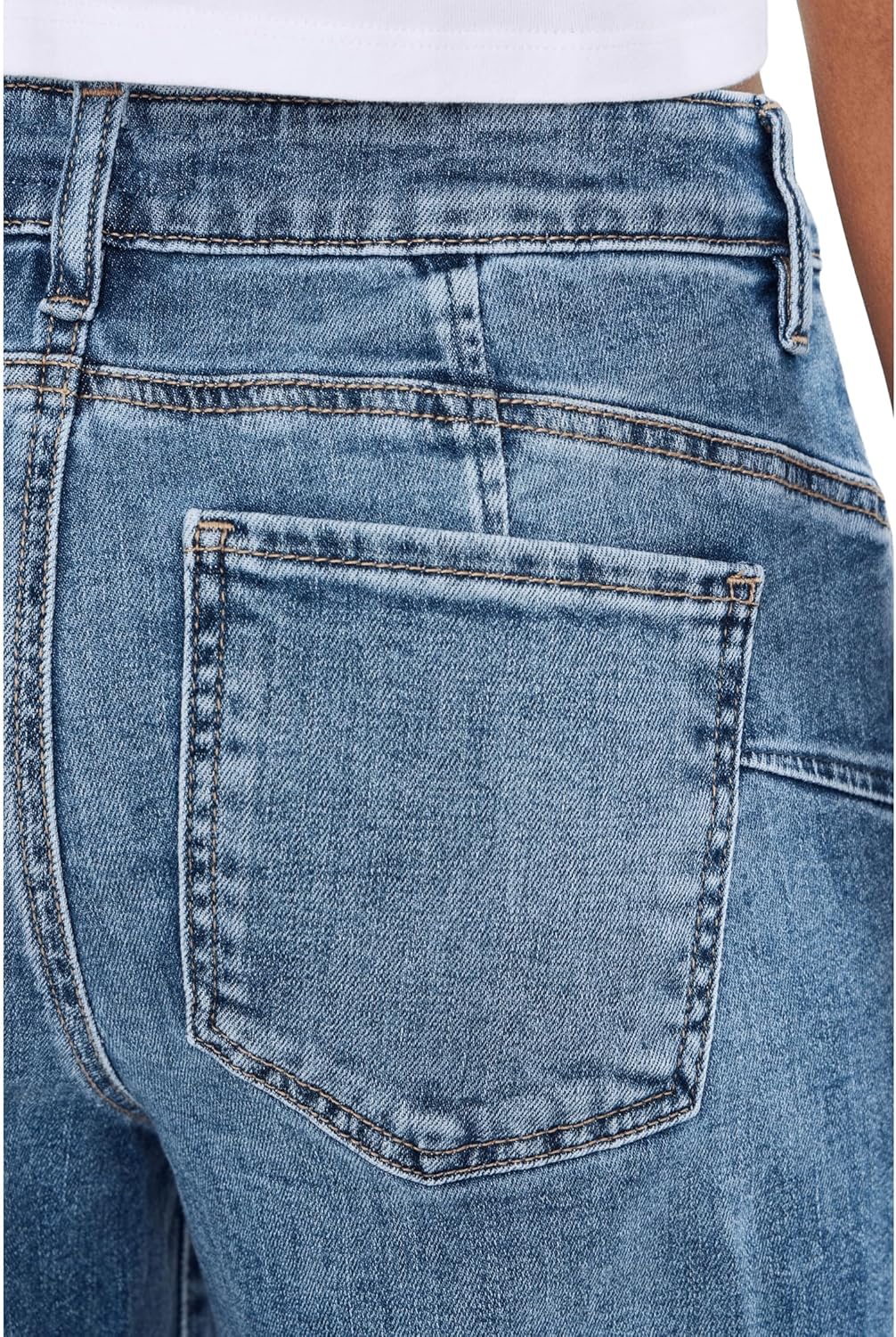 KUT from The Kloth Womens Maya High-Rise Fab Ab Wide Legs Regular Hem in Amuse - Image 5