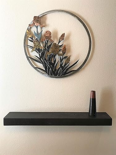 Miniatura 8 de joelsantiques Estantes flotantes de madera de 18 pulgadas para pared, 18 x 8 x 2 pulgadas, hechos de madera natural, estantes de pared rústicos