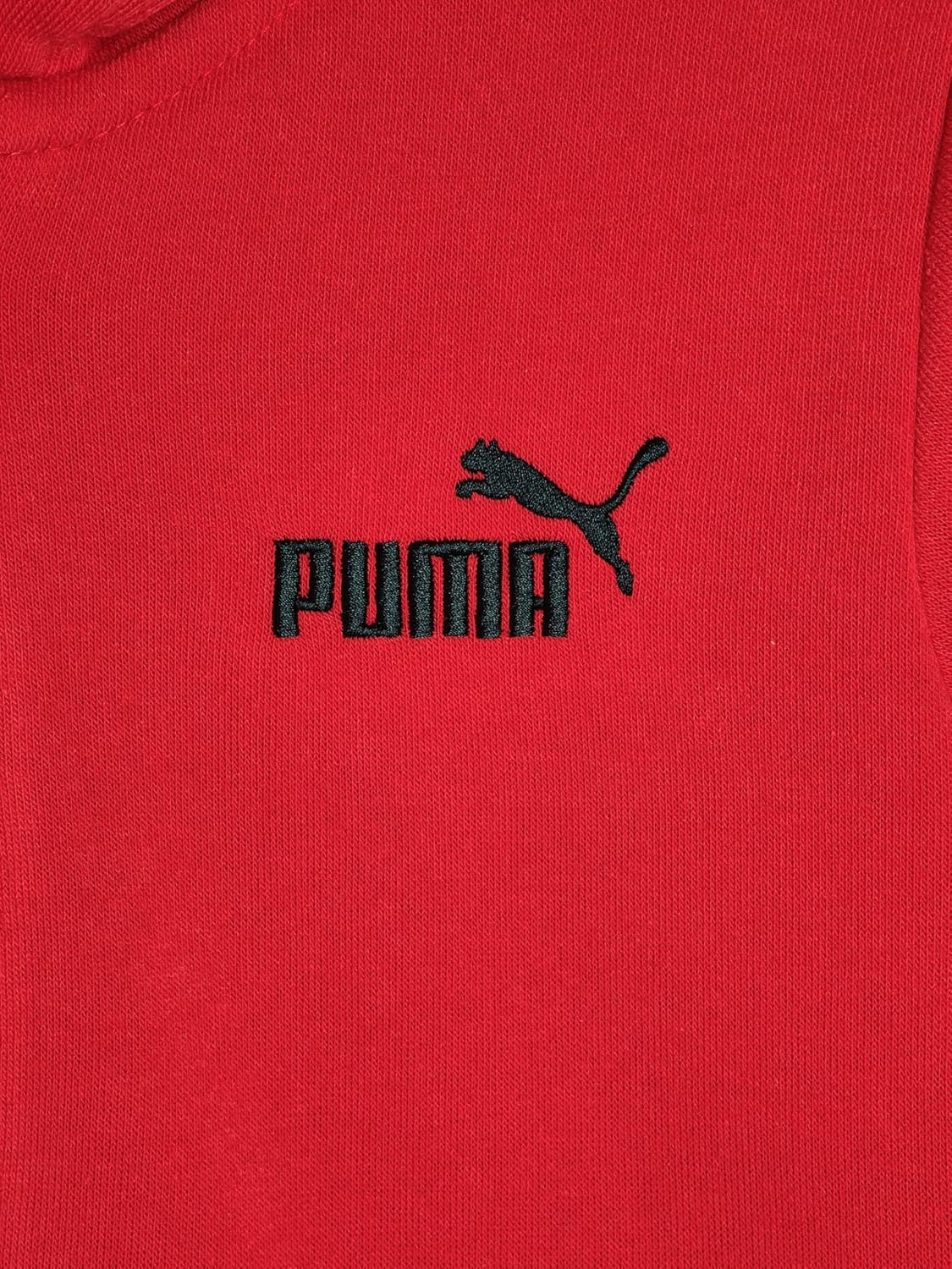 PUMA boys Essential Basics Logo Zip Up Hoodie, Fleece Sweatshirt, Front Pockets - Image 4