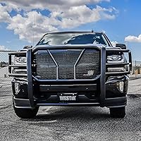 Vista 3 de Westin 57-23875 HDX Protector de parrilla de 3 piezas para Silverado 1500 2016-2018, Silverado LD 2019 (Excluyendo modelos con sensores)