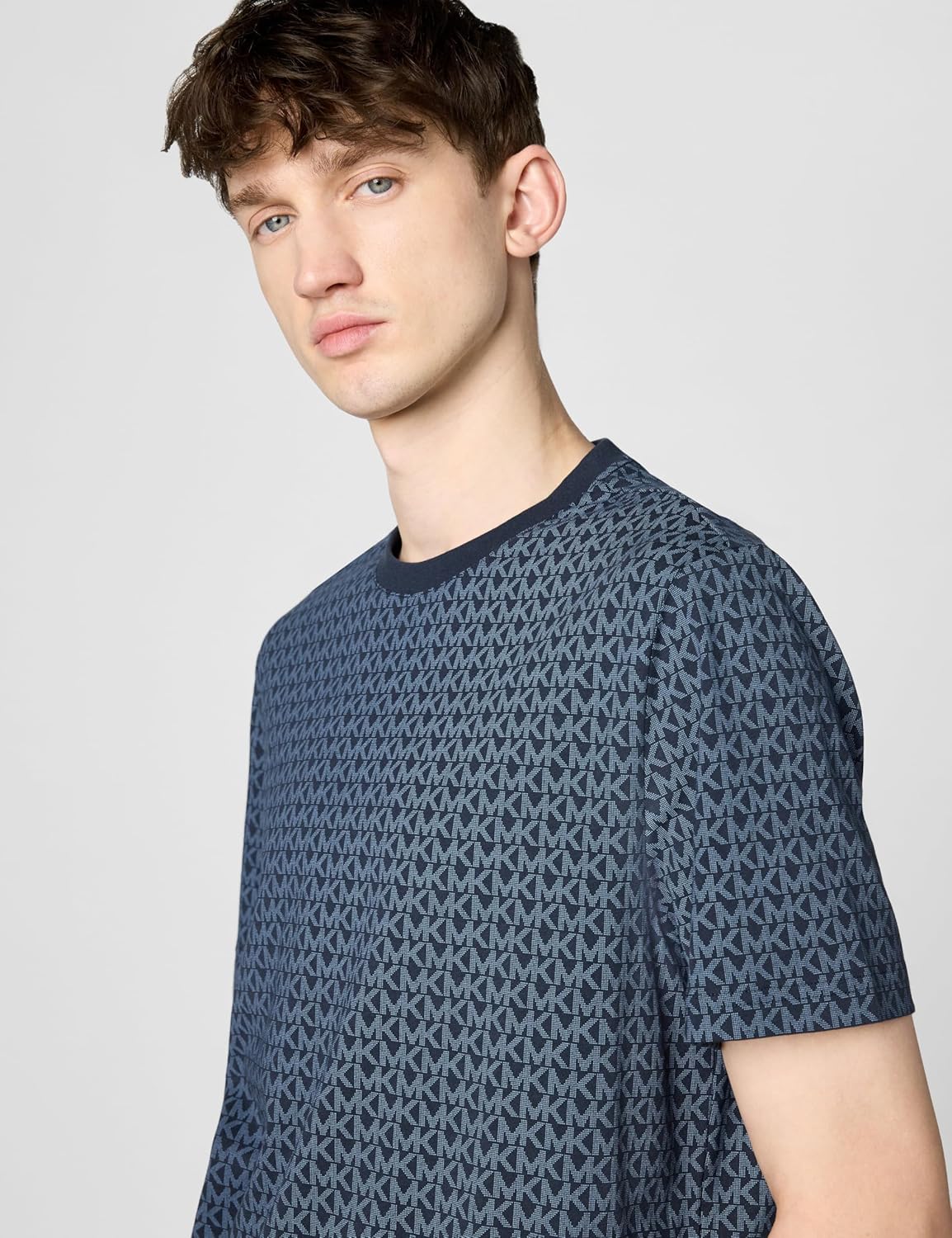 Michael Kors Mens Mk Signature T-Shirt - Image 4