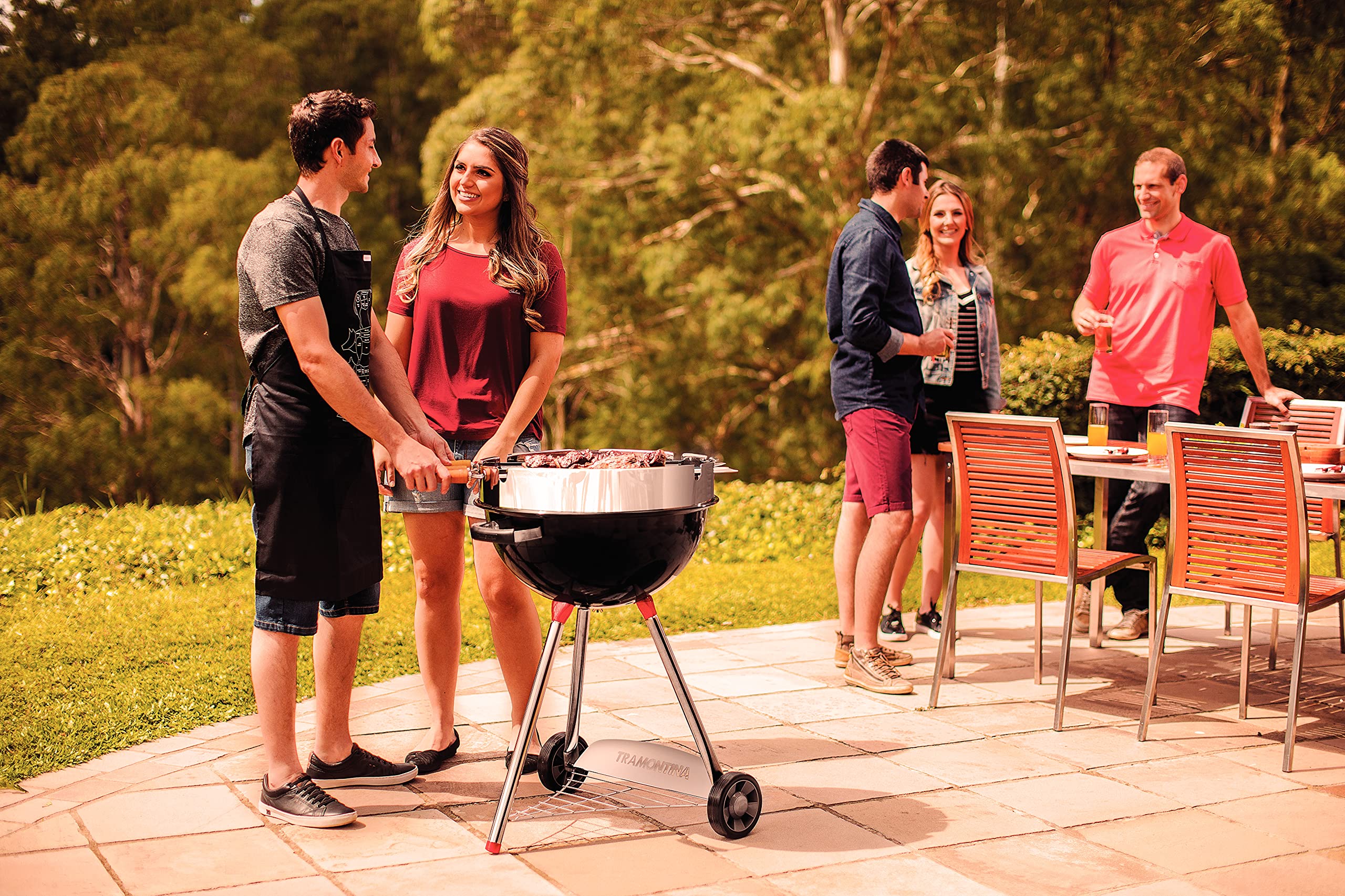 トラモンティーナ バーベキューコンロ シュラスコ 直径65CM 炭火用 蓋&キャスター付き バーベキューグリル TGP-560L 26500/011 TRAMONTINA Amazon.co.jp: トラモンティーナ バーベキューコンロ シュラスコ 直径