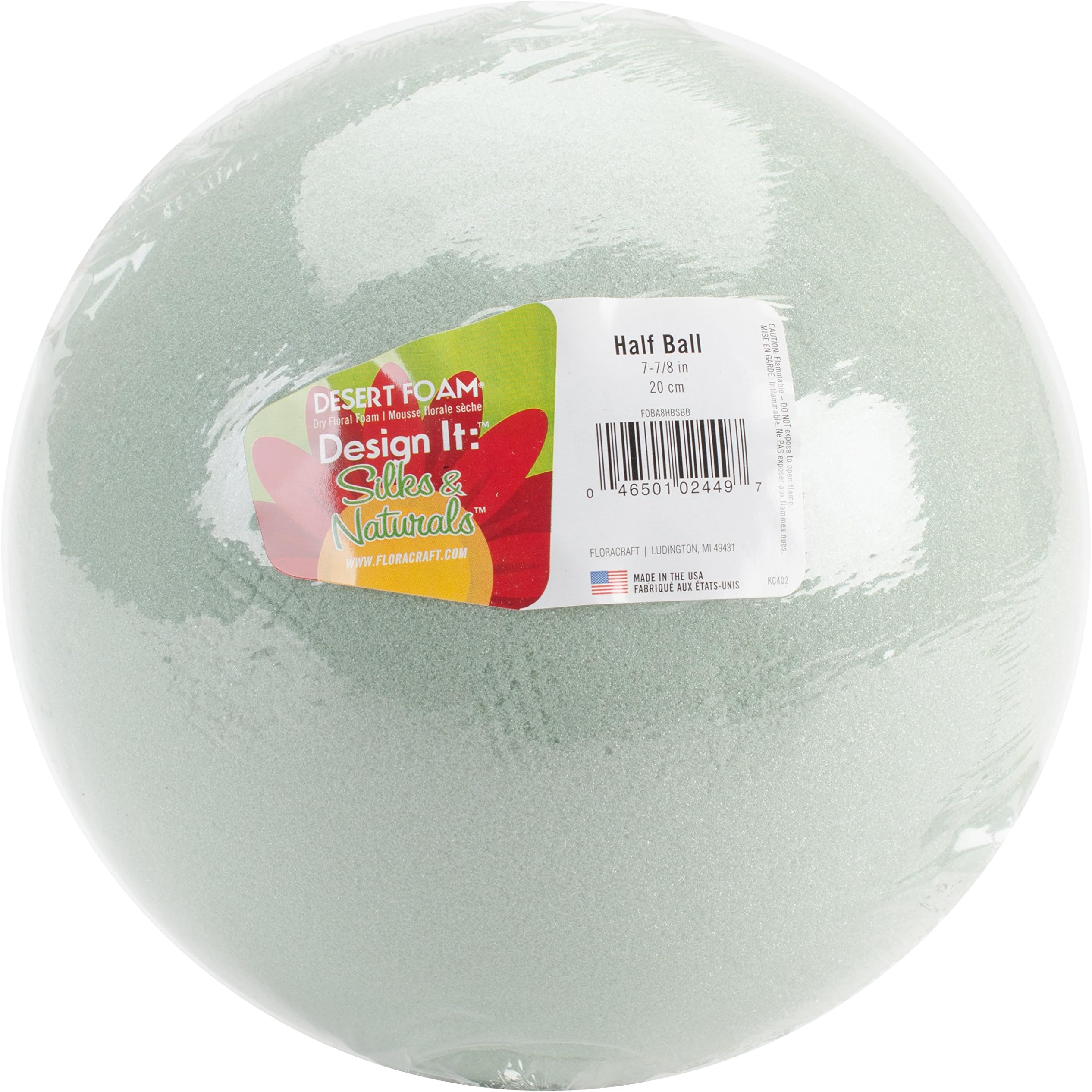 Desert Foam Half-Ball Arranger-8"X4"