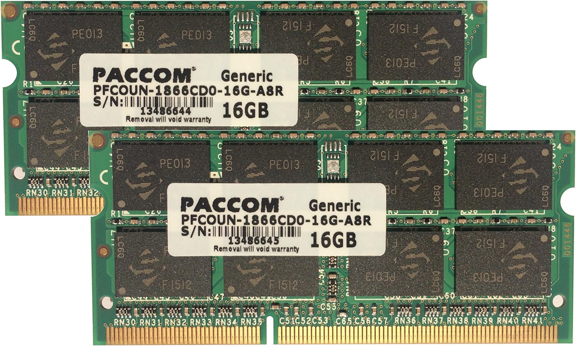PACCOM 32GB DDR3L RAM-Kit (2x16GB SODIMM, 1867MHz) for Apple iMac 27" Retina 5K Modell2015 (Skylake)