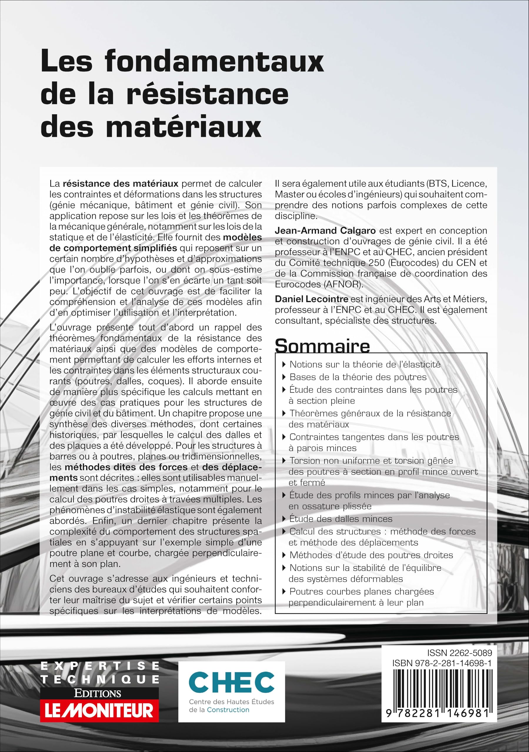 Les fondamentaux de la résistance des matériaux: Outils et méthodes de calcul pour les structures