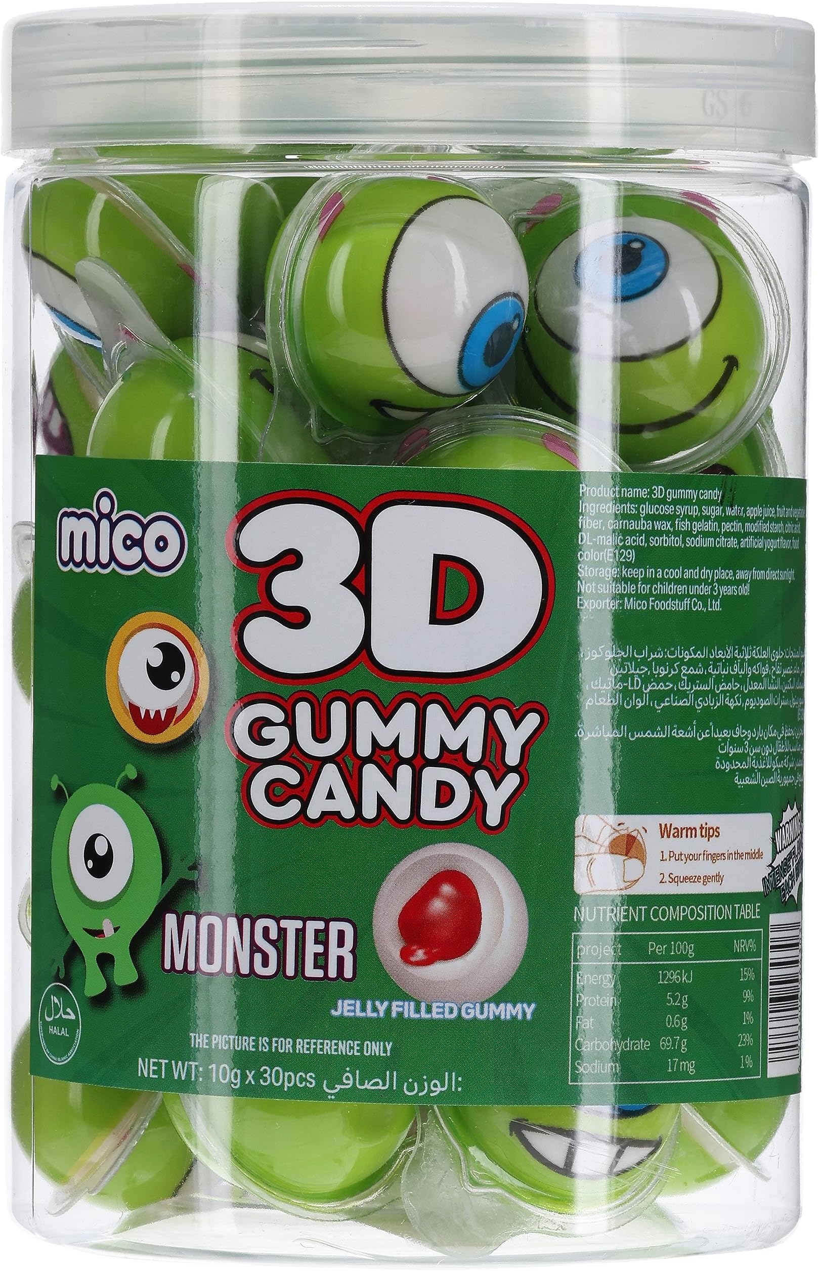 3D Gummy Candy-Monster