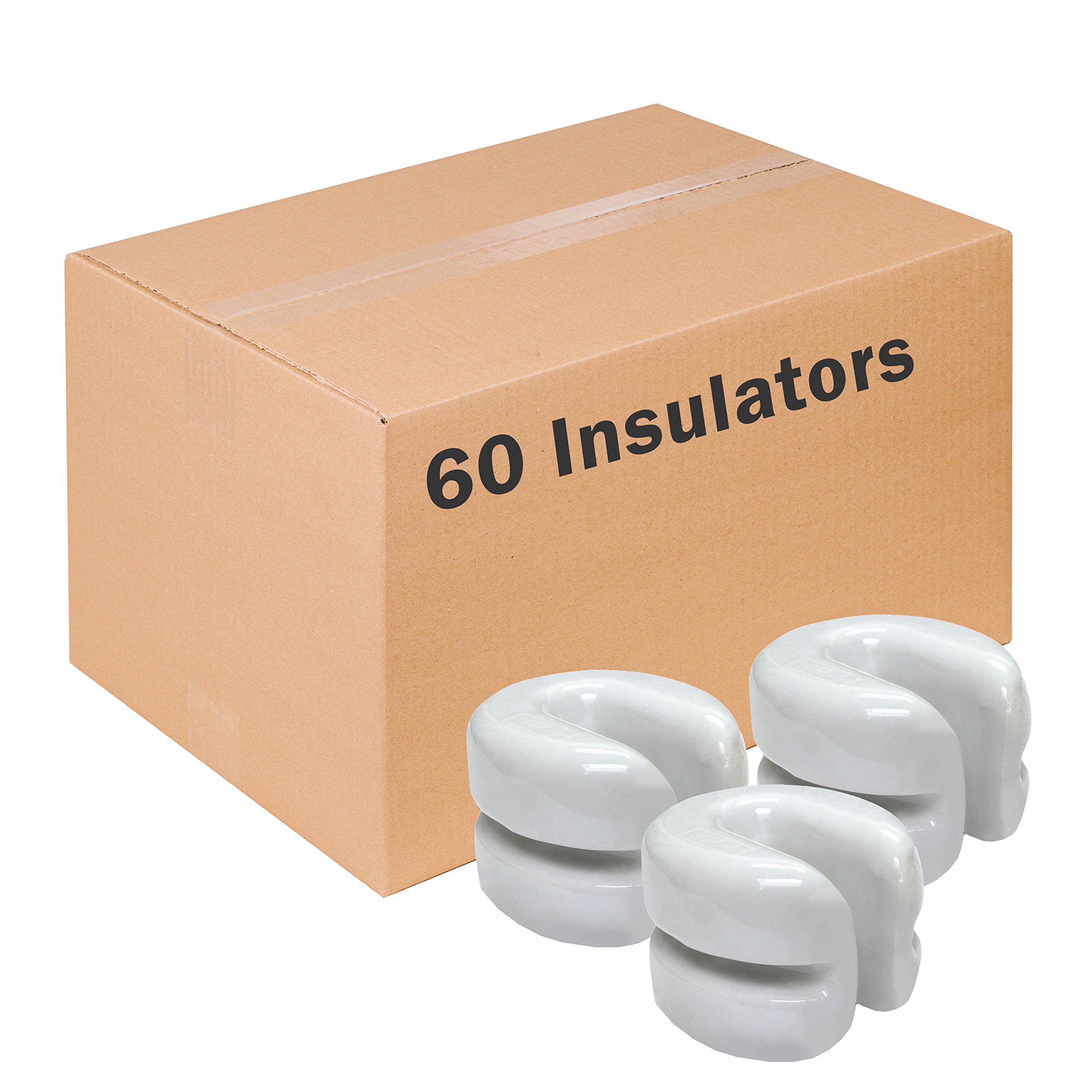 Zareba Systems WP-4 Heavy-Duty End Post U-Shaped Corner Insulator (60 Pack)