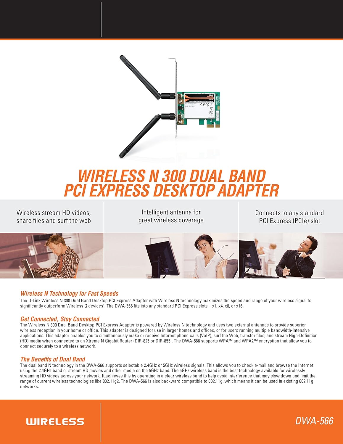 D-Link DWA-566 Features Overview