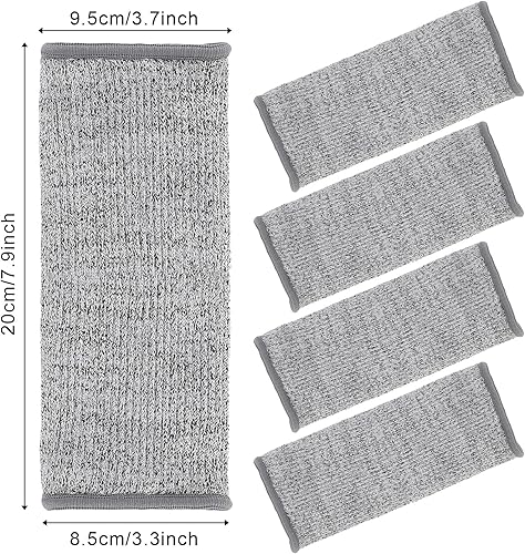 Miniatura 2 de Neer 4 pares de mangas protectoras para brazos para piel fina, anticortes, resistentes a las quemaduras, funda para antebrazo para construcción de