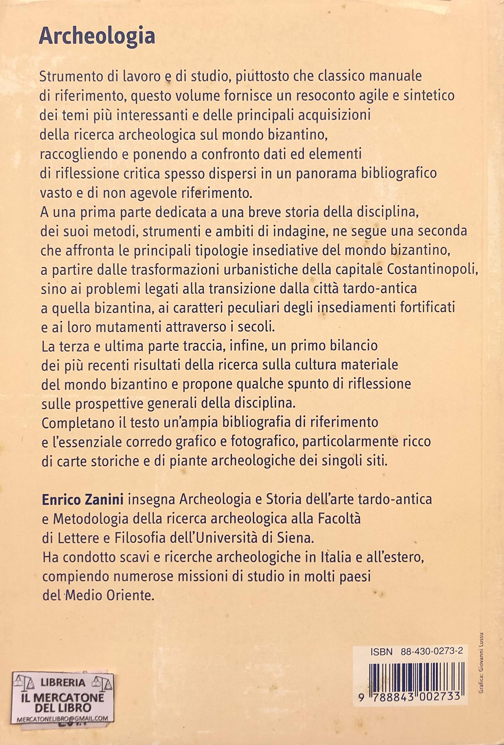 Introduzione all'archeologia bizantina