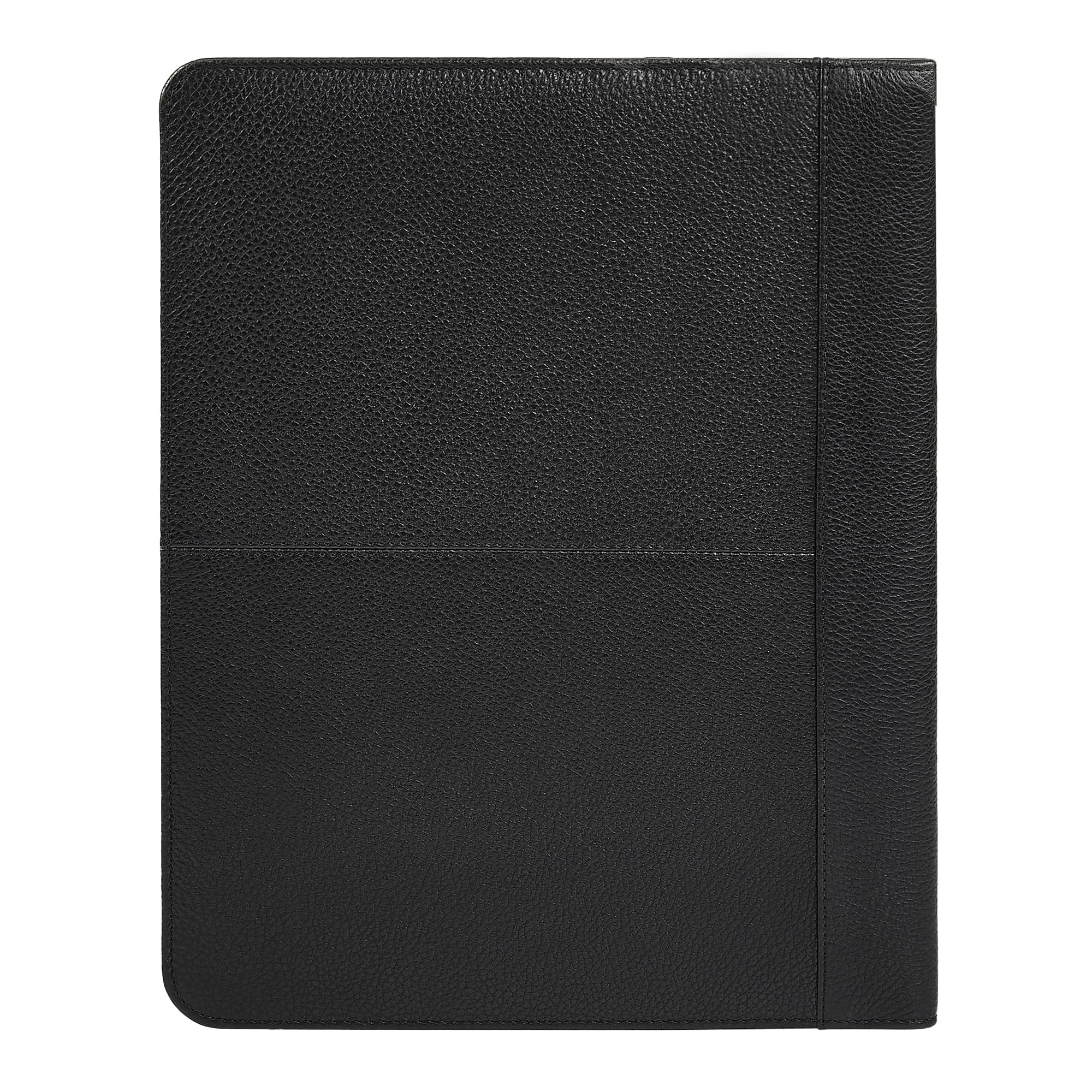 STILORD Emery Conférencier Cuir A4 Porte-Documents avec 9 Emplacements Cartes Pochette Grande Organisateur Professionnelle Bureau Réunion Travail Couleur:Noir