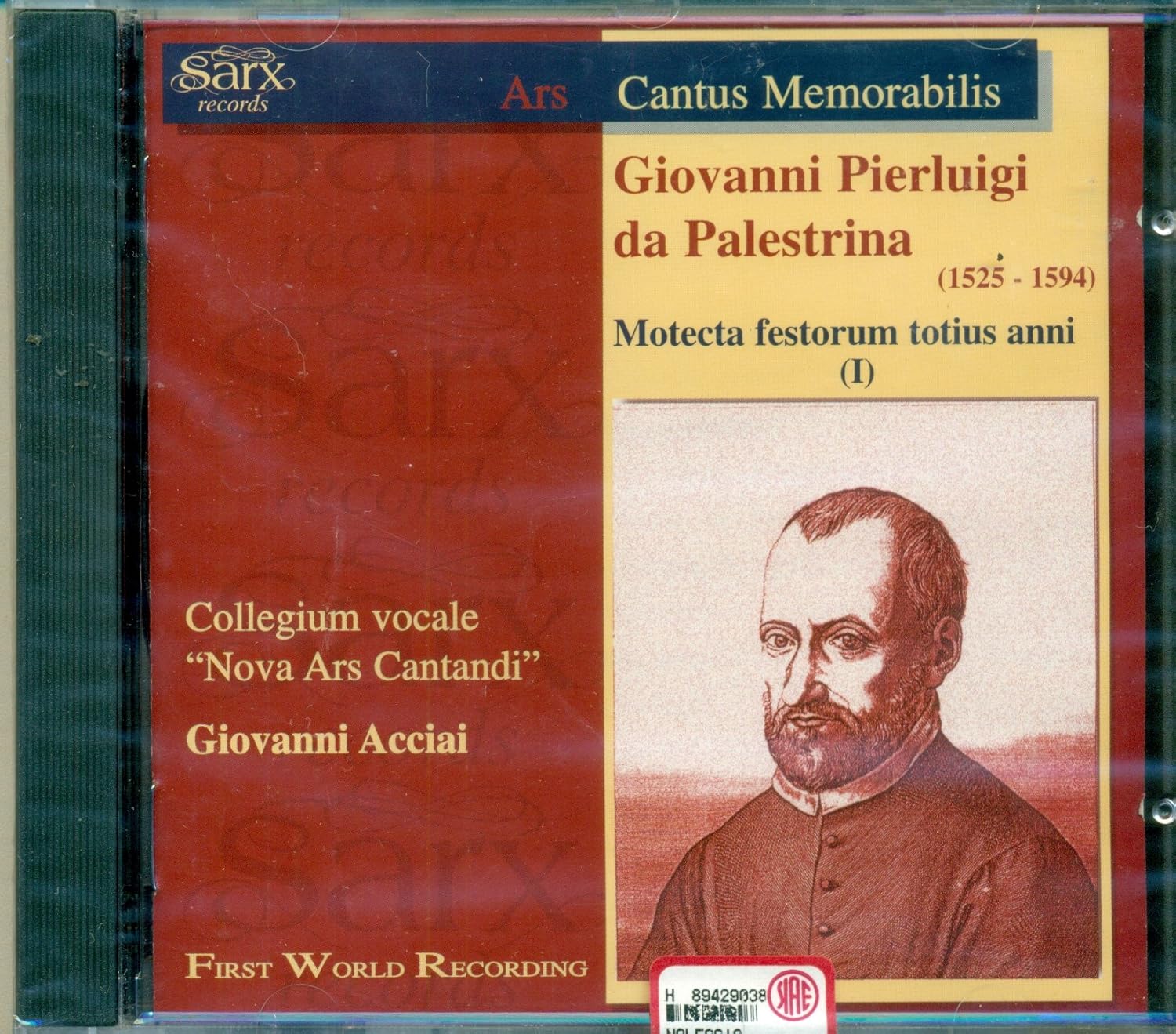 Giovanni Pierluigi da Palestrina, Giaovanni Acciai, Stephen Woodbury