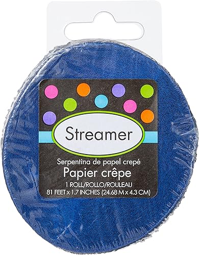 Miniatura 6 de Amscan Serpentina de crepé para fiestas, 81 pies, amarillo sol