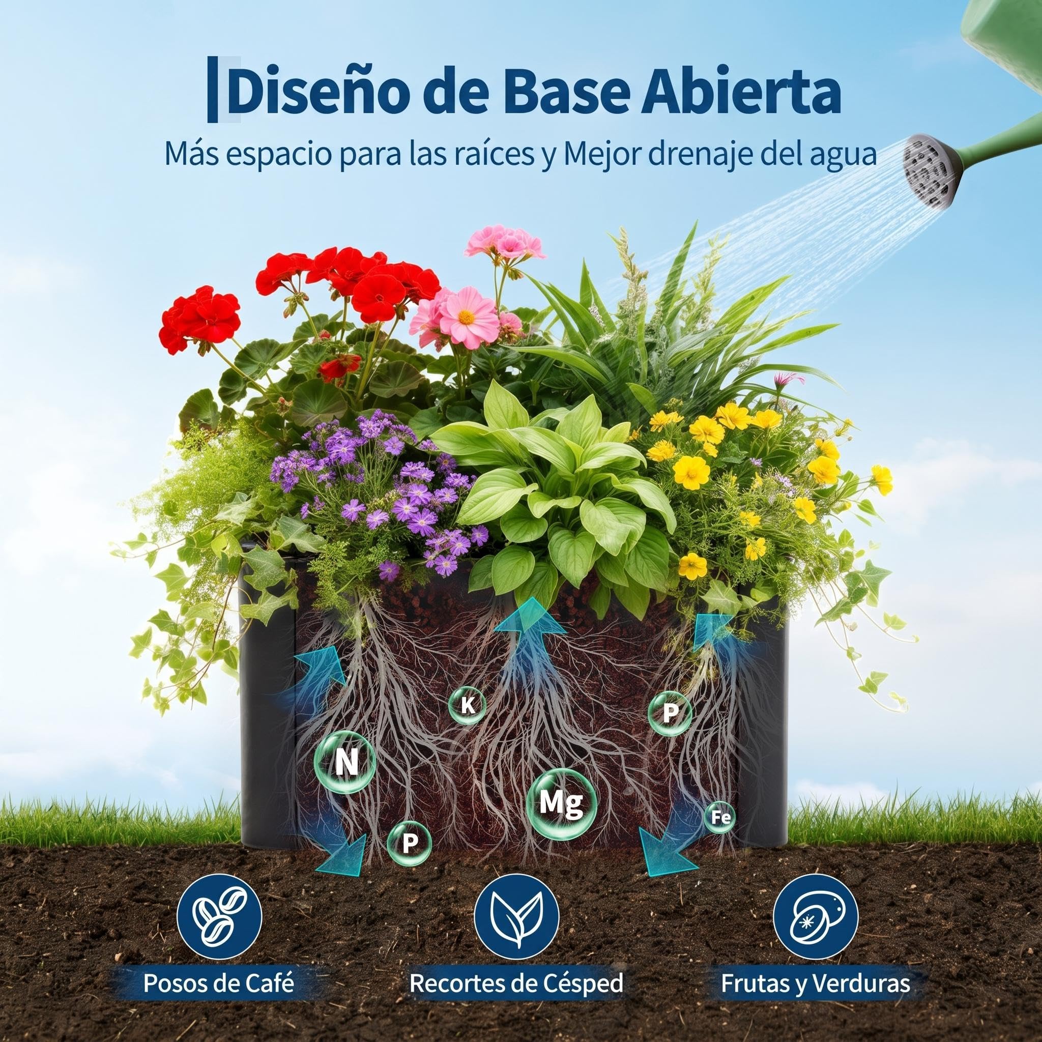 Litake Cama de Cultivo Elevada de Metal Negro sin Fondo, Montaje Fácil | Cama de Jardín de Metal sin Fondo, Diseño en Arco, Montaje Fácil sin Herramientas, Resistente y Duradera para Plantas