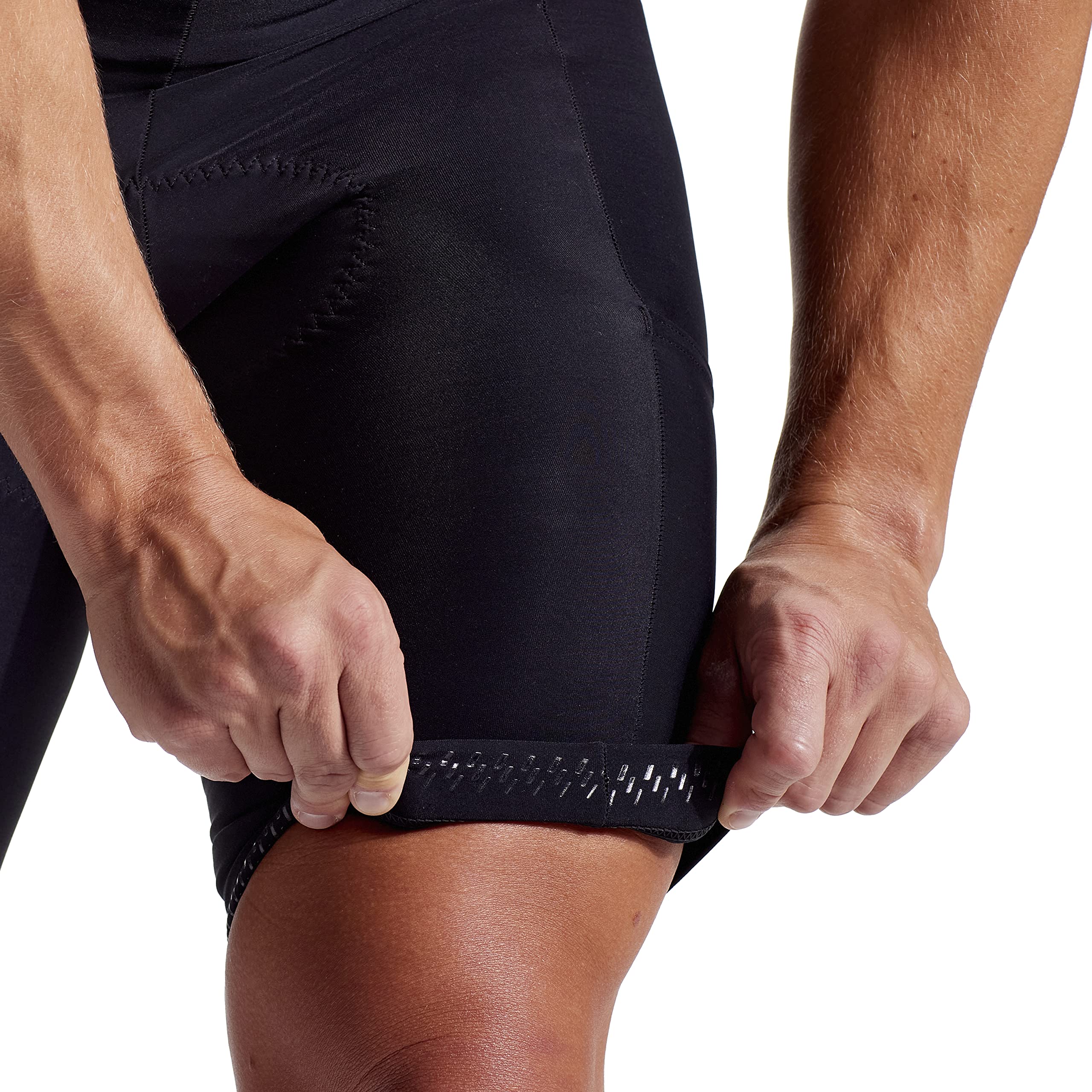 PEARL IZUMI Expedition-Trägerhose für Herren, 26,7 cm, Silikonbündchen und Oberschenkeltaschen, Cargotaschen