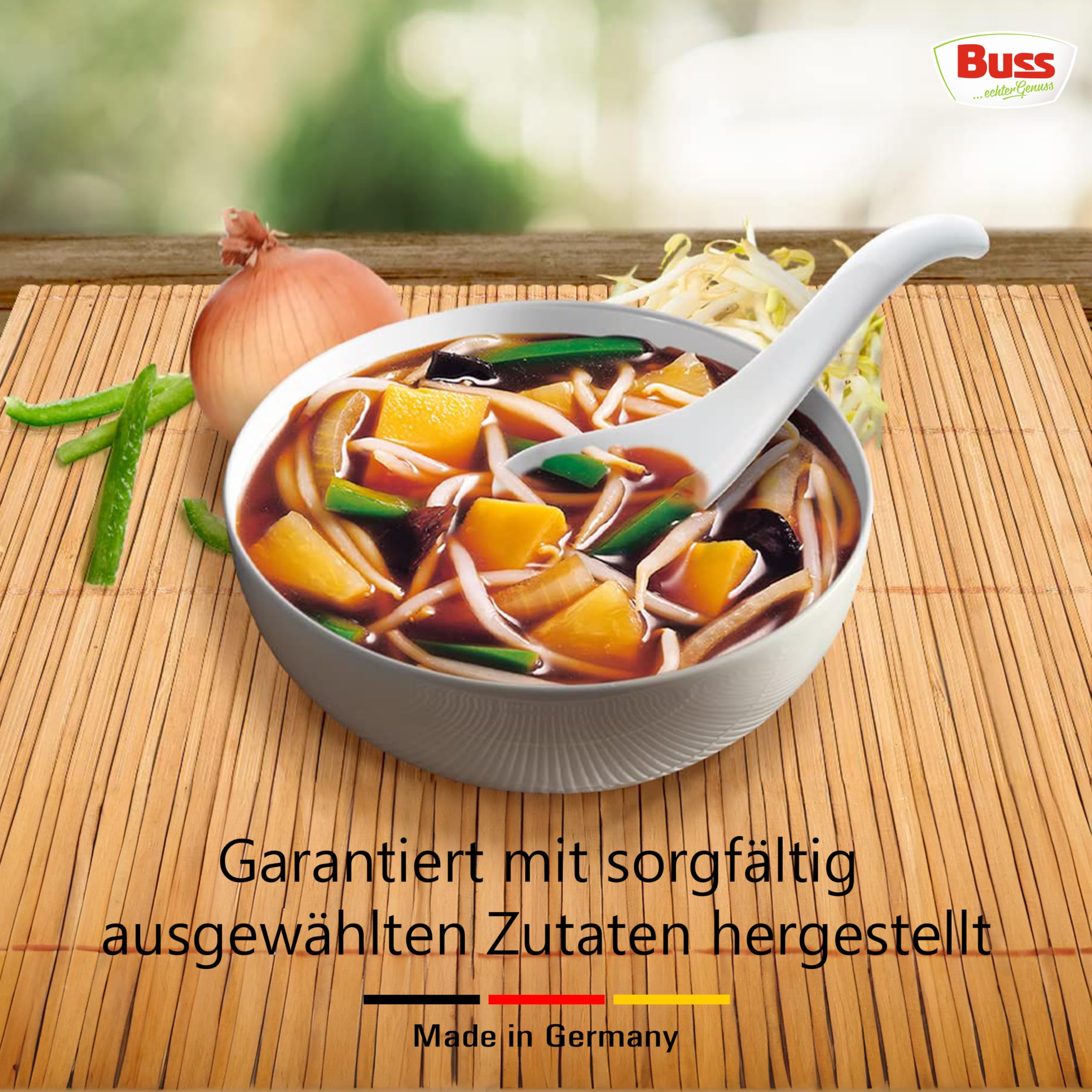 Buss Asia Suppen - Gemüsesuppe nach chinesischer Art, 12 x 400g