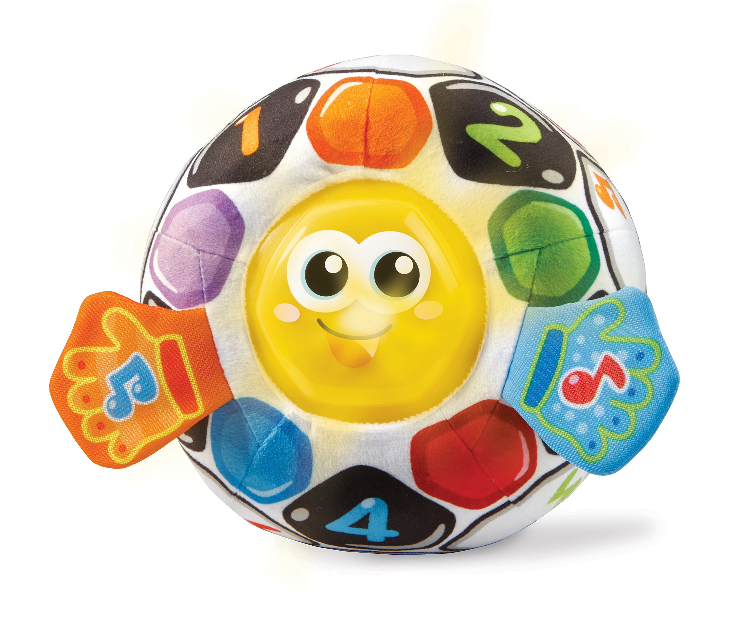 VTech Goal, Palla Interattiva, Gioco Educativo Bambino con Sensore di Movimento, Oltre 40 Canzoni e Suoni, Lavabile in Lavatrice, Palla Prime Scoperte, Lingua Italiana, Batterie Incluse, 6-36 Mesi