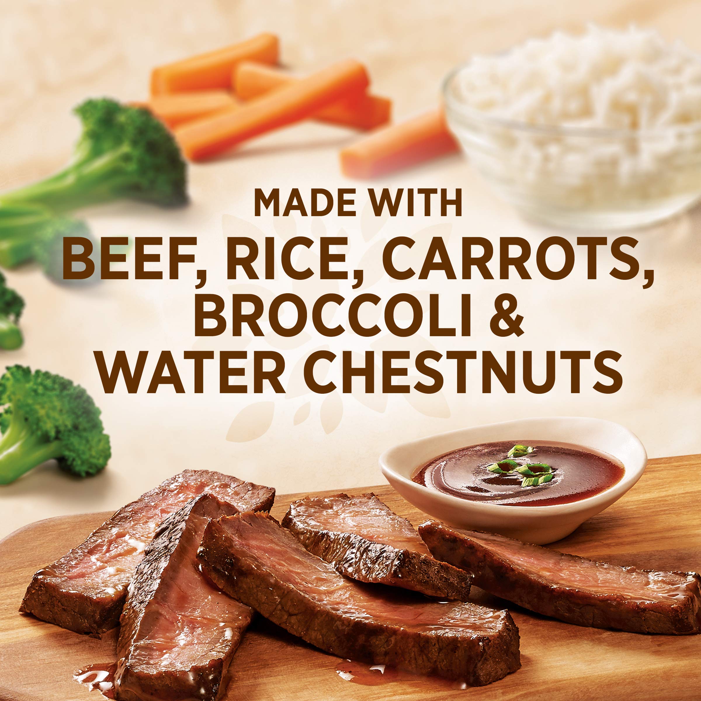 Healthy Choice Cafe Steamers Beef Teriyaki Convenient Microwave Meal Made With No Preservatives Frozen Meal 9 5 OZ — view 4