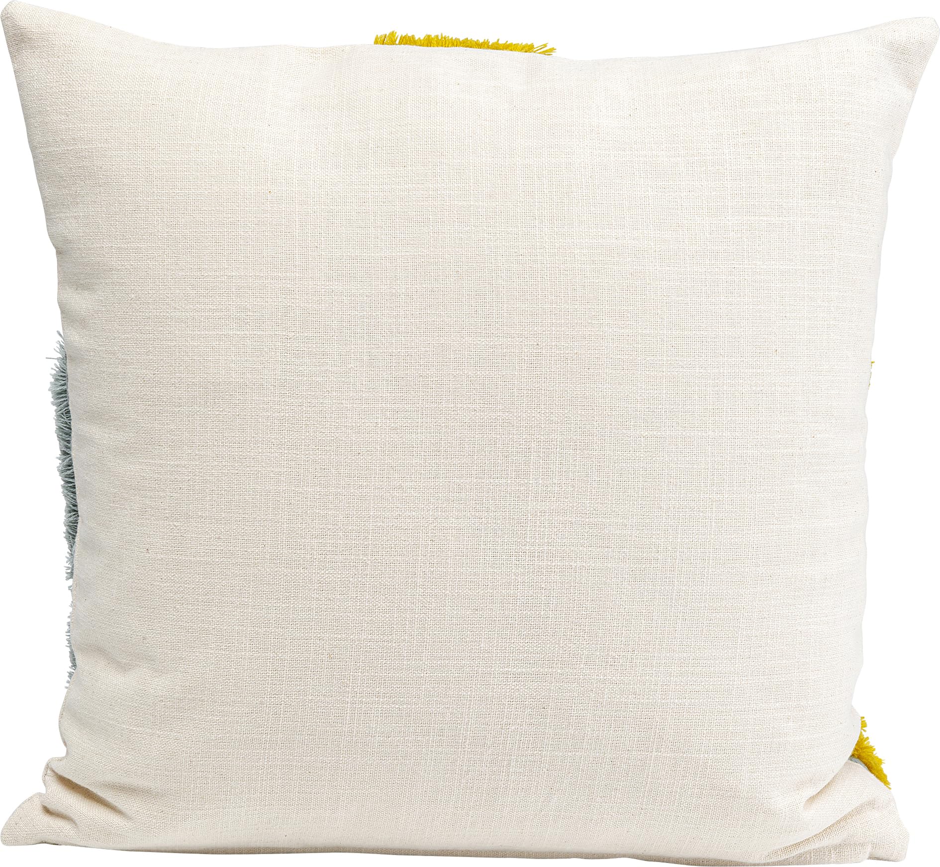 Kare Design Kissen Geometric Gold, Dekokissen mit Füllung, mit Reißverschluss, Wurfkissen, geometrisches Muster, Zierkissen, Sofakissen, abnehmbarer Bezug, Woll- und Baumwollanteil, 45x45cm