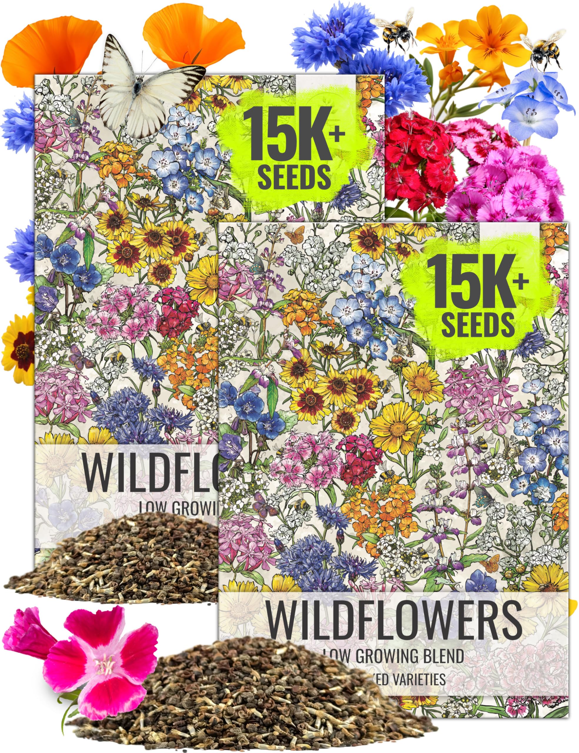 Seed Needs Low Growing Wildflower Mix