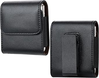 for Motorola RAZR, for Samsung Z Flip Case, with Belt Loop 360 rotatable, Magnetic Closure Leathers Case for Moto Razr/Plus/Ultra 2025 2024 2023, for Samsung Galaxy Z Flip 7/6/5/4/3 Leathers-360