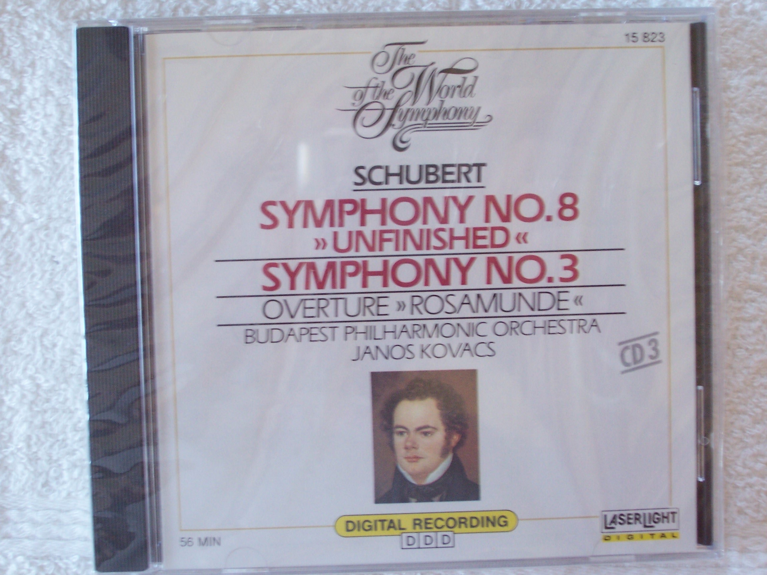 World of the Symphony 3: Symphonies 8 & 3 [Audio CD] Schubert; Kovacs and Budapest Philharmonic Orch