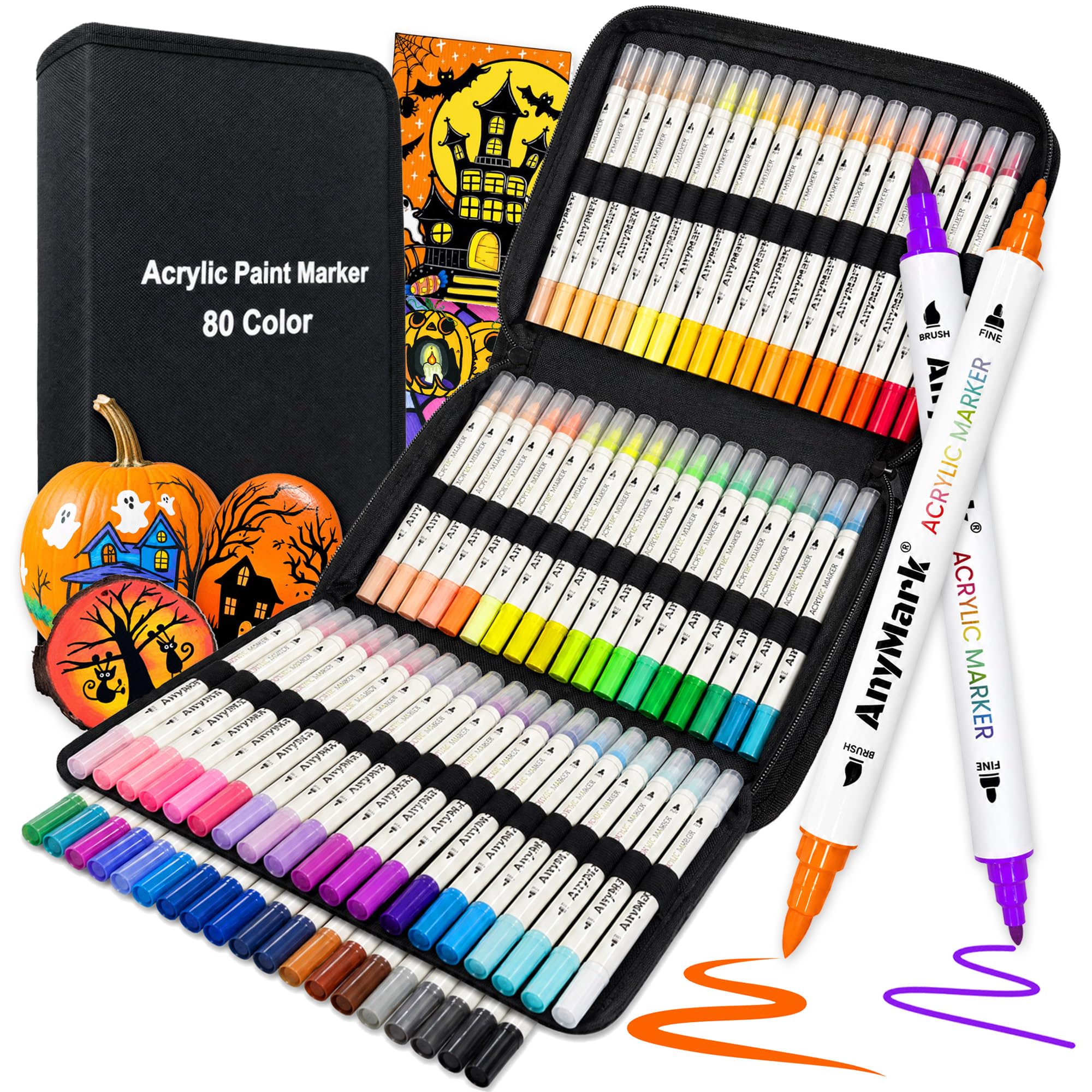 AnyMark Acrylic Paint Markers - 24 Colors -9