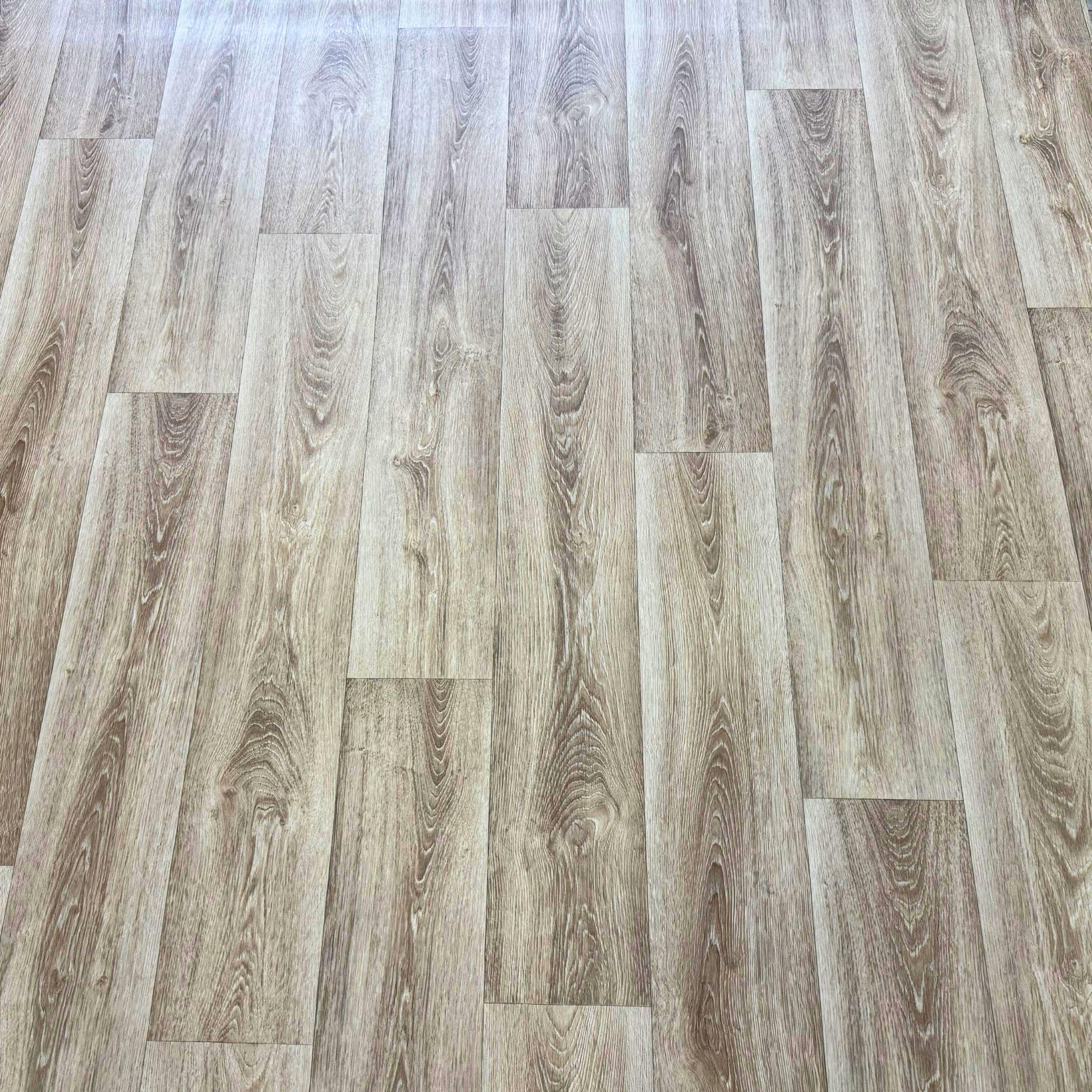 Tappeto in vinile effetto legno parquet | antiscivolo e resistente, facile da pulire, uso interno o esterno, faggio naturale, varie misure