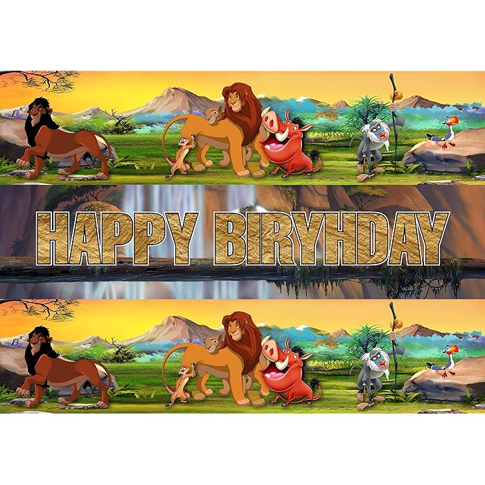 Buy Happy Choices Lion King Topper Cake Strips Edible Cake Topper