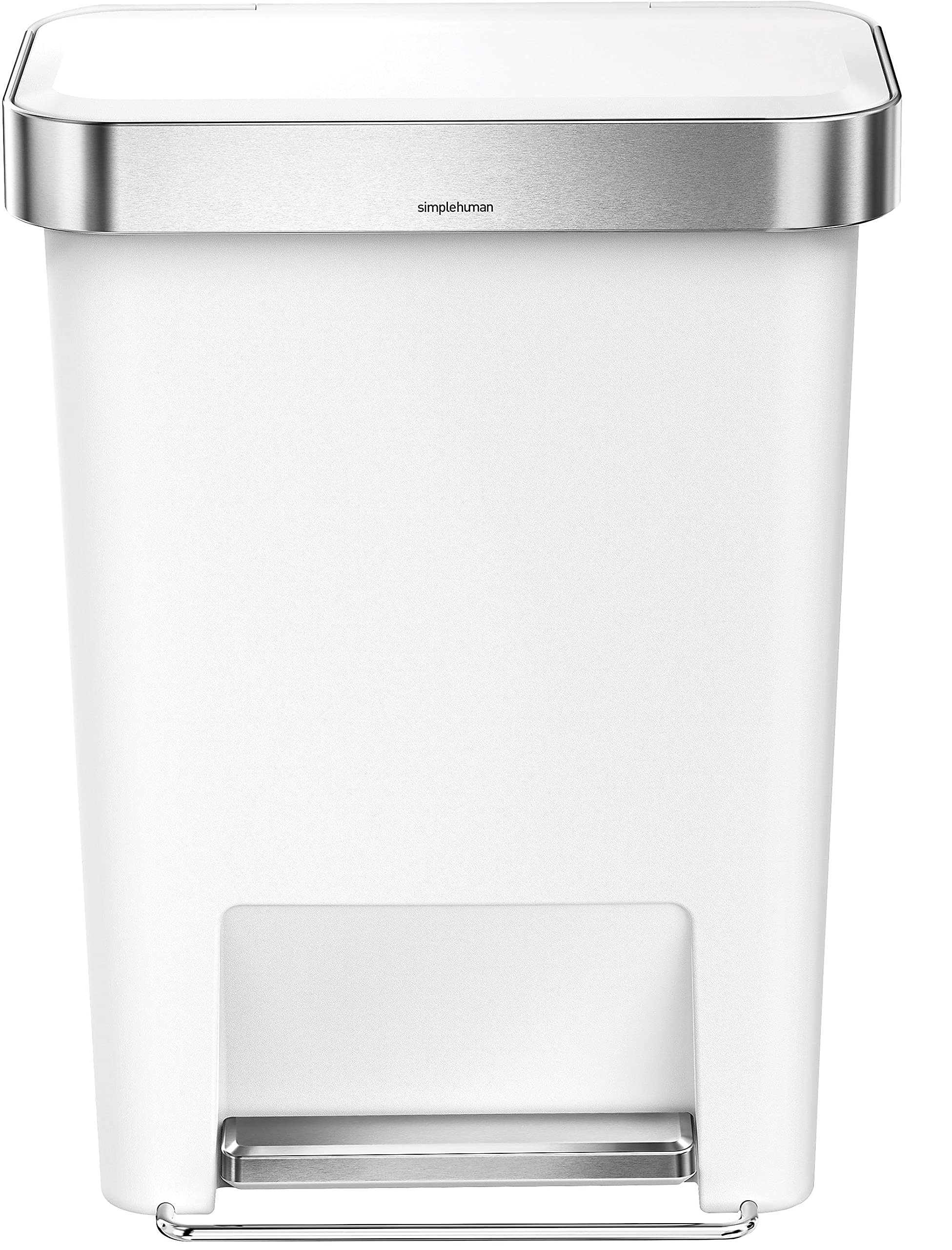 Y110)【美品/参考2万】simplehuman レクタンギュラーステップダストボックス 45L シンプルヒューマン ゴミ箱 45L レクタンギュラー ステップカン | Simplehuman
