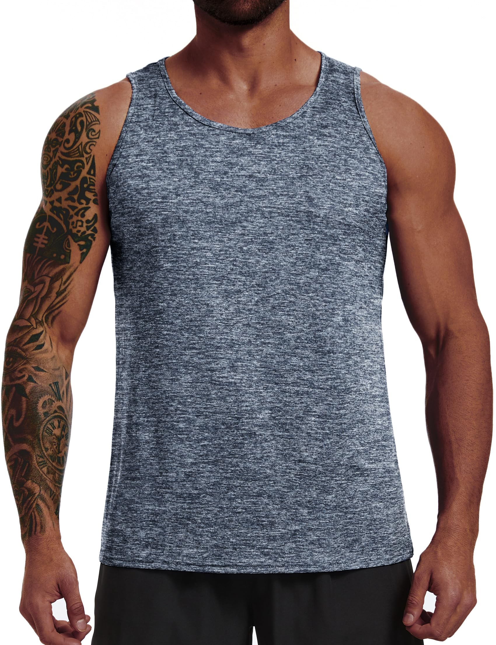 Camiseta Tirantes Hombre Gimnasio Running Fitness Chaleco Sin Mangas Secado Rápido Entrenamiento Deportivo S-3XL — view 11