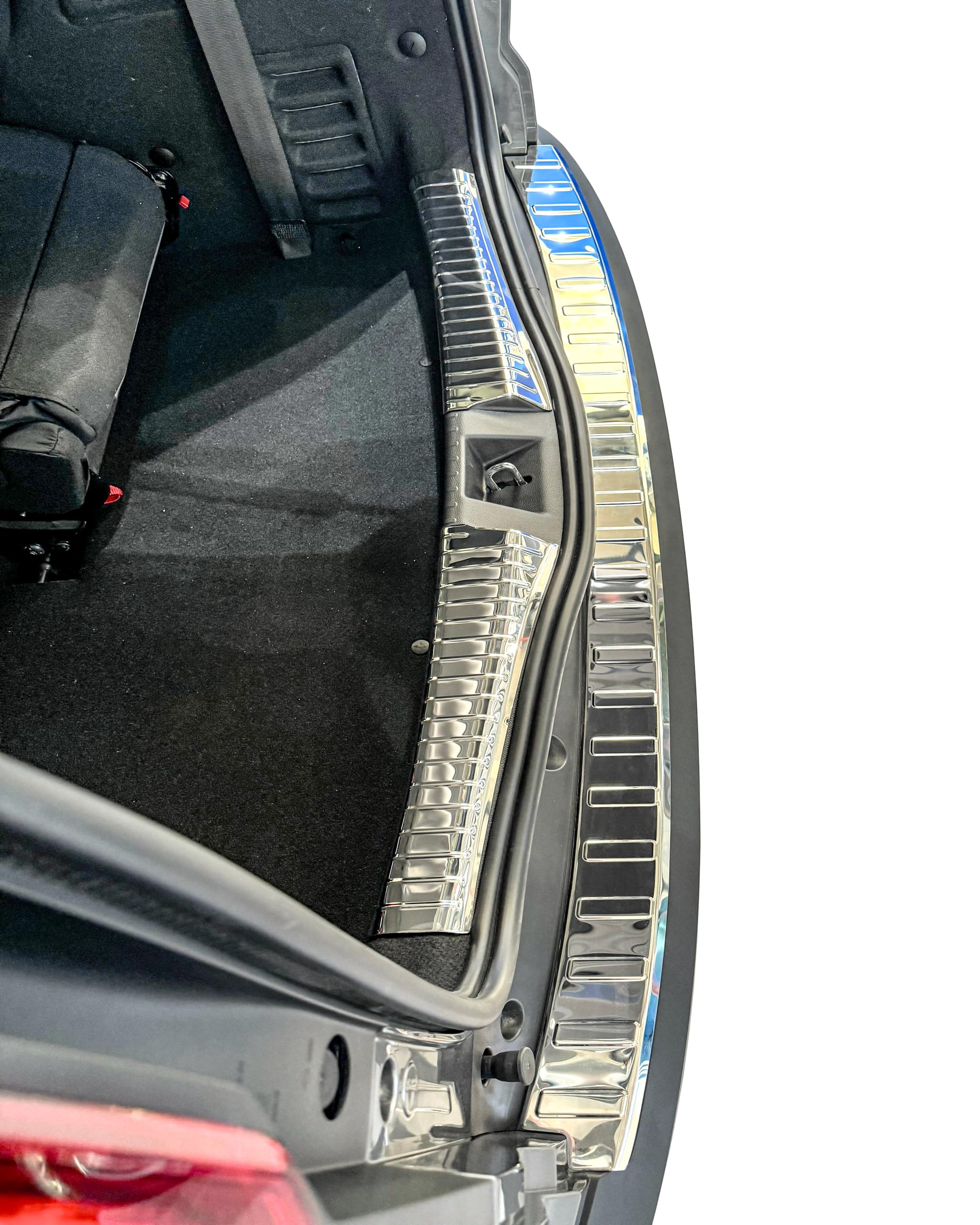 RECAMBO Juego de protectores de parachoques de acero inoxidable compatible con Dacia Jogger | año de fabricación a partir de 2021 - pulido brillante, aspecto cromado - estilo y protección para el