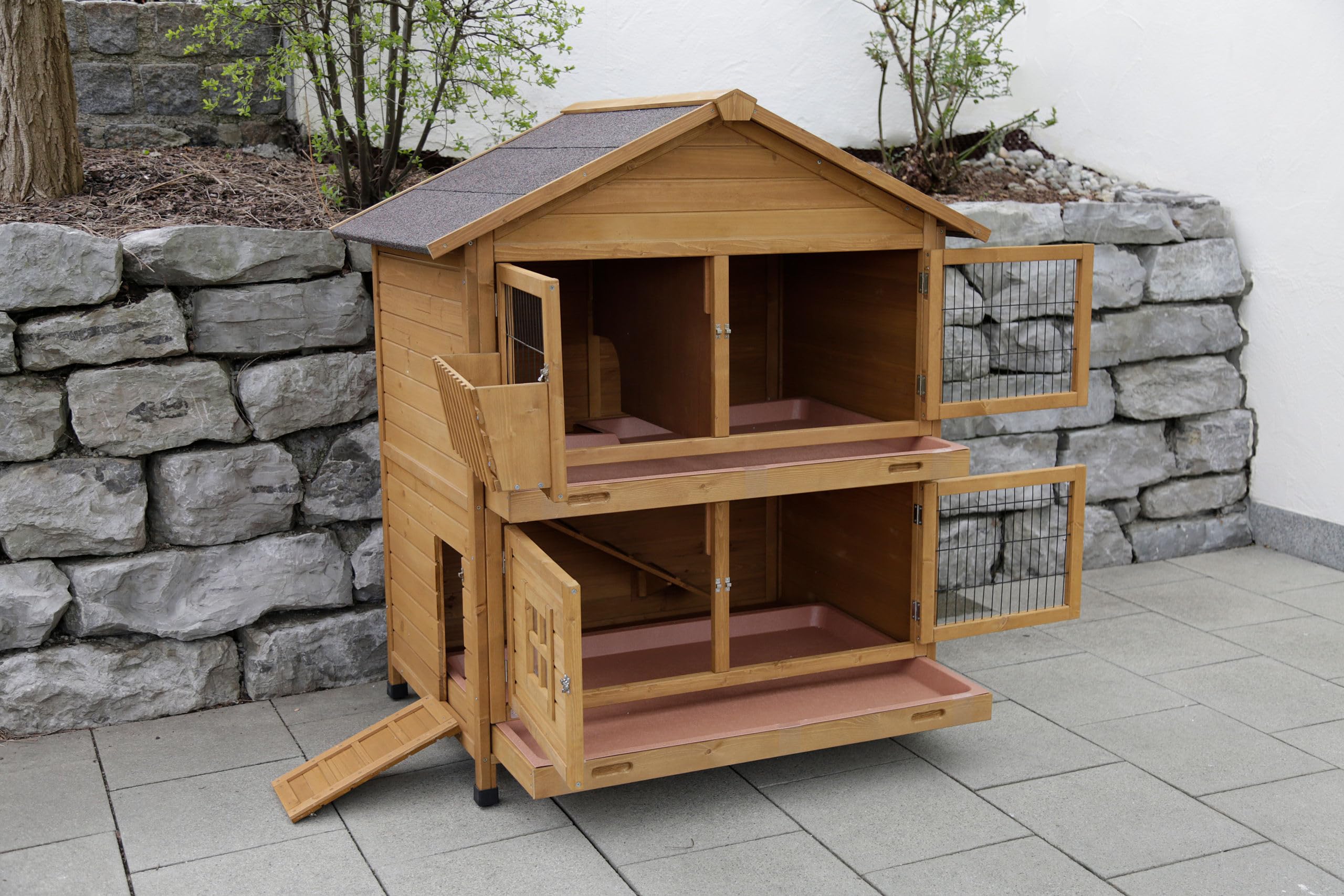 Kerbl Pet Casetta Roditori Südtirol, 125 x 87 x 142 cm, C Rastr Fieno