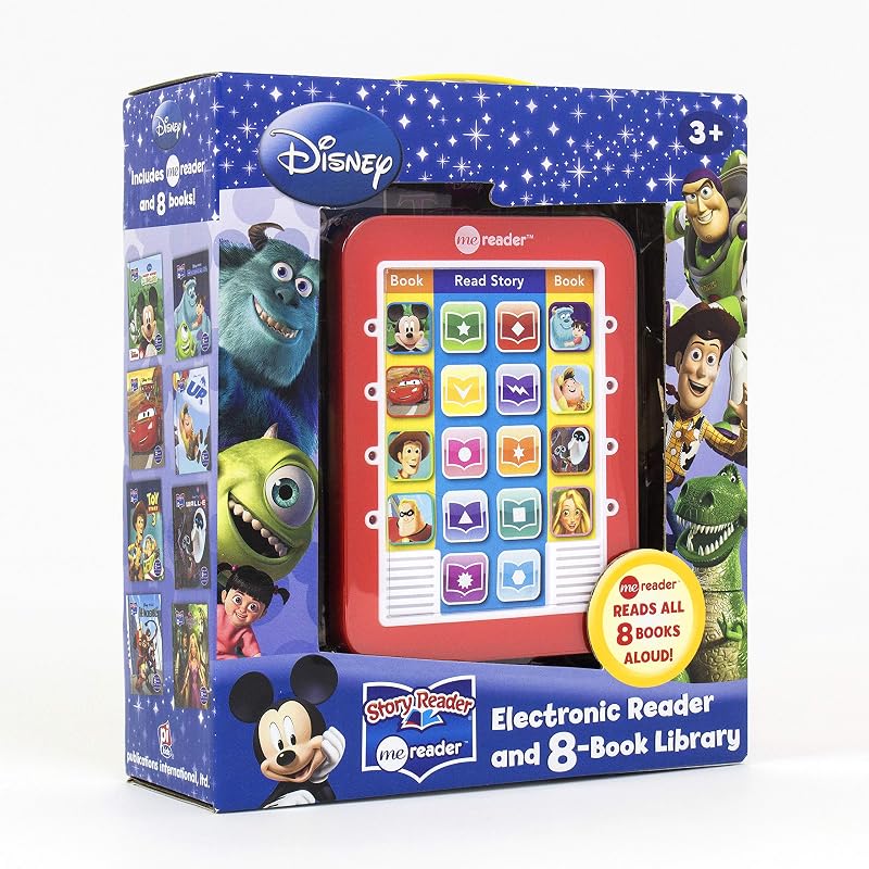 Disney: ¡Mickey Mouse, Toy Story y más! Me Reader Lector electrónico Biblioteca de 8 libros - PI Kids