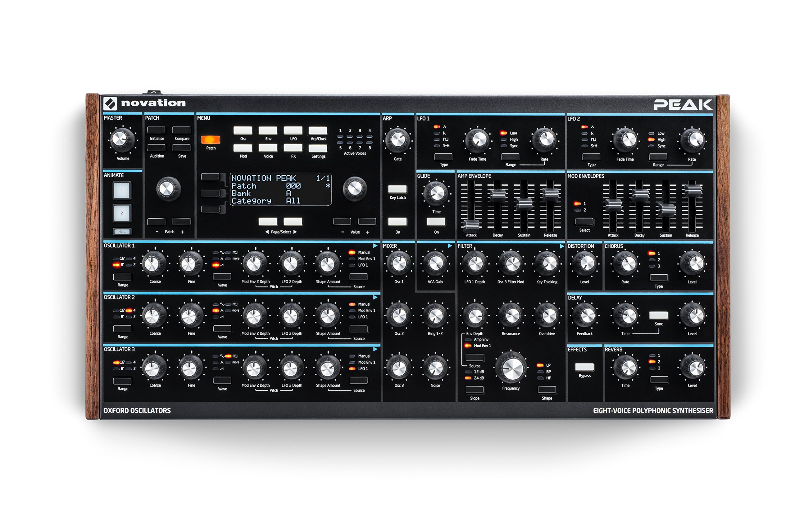 DTM・DAW Novation Peak Amazon.com: Novation Peak 8-Voice Desktop Polyphonic Synthesiser