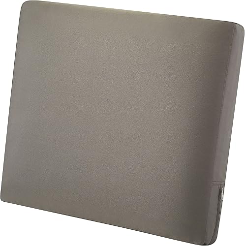 Cojín Classic Accessories Ravenna almohadón de jardín, para exterior, Gris topo oscuro