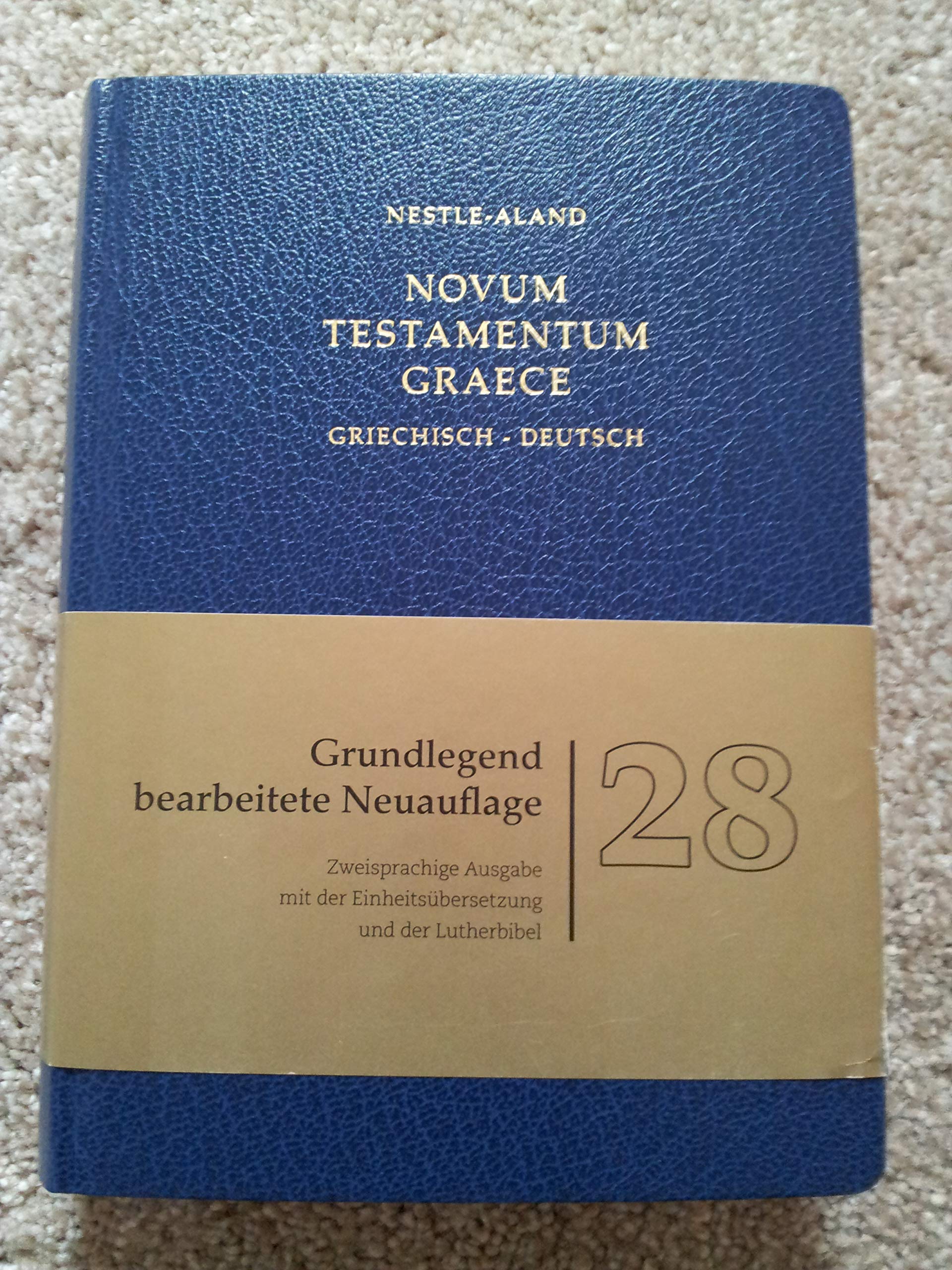 NOVUM TESTAMENTUM ギリシャ語とドイツ語 古書 新約聖書 新約聖書