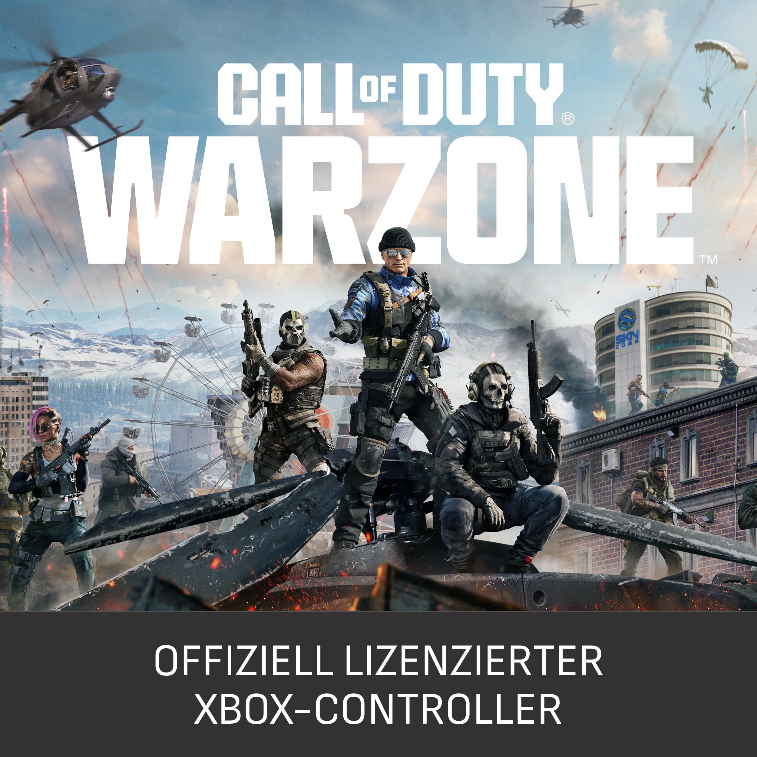 Scuf VALOR PRO COD Warzone (Light) Xbox-Controller mit Kabel – Anpassbare Rücken-Paddles, Sofort-Triggern, Hall-Effekt-Daumenstifte, Audio-Steuerungen – Xbox Series X|S, Xbox One, Windows PC