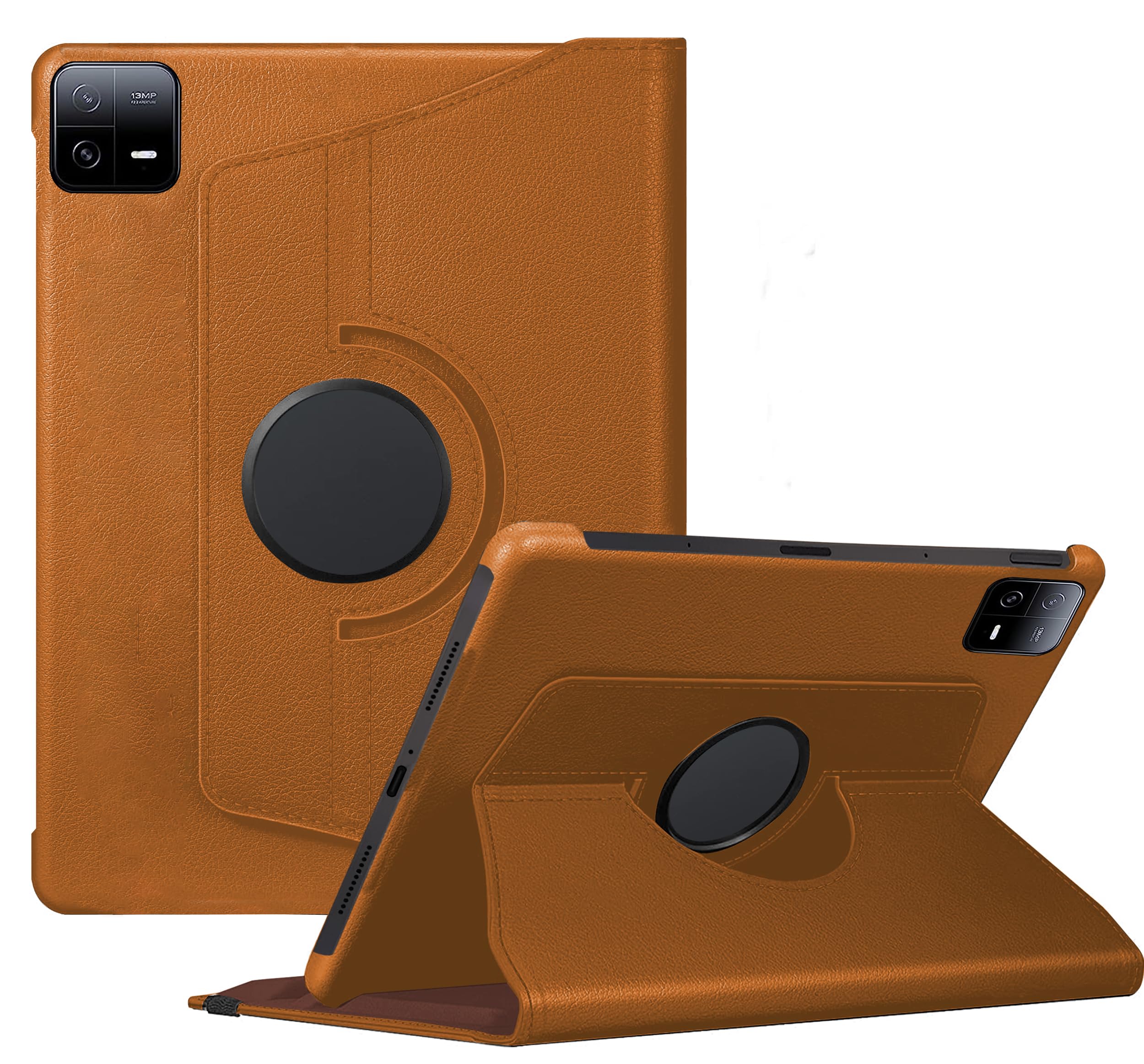 TGK Rotating Cover for Xiaomi Mi Pad 6 11 inch (Brown) 360 Degree Leather Smart Flip Case (B0CKJ7LQWN) Amazon Price History, Amazon Price Tracker