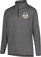 Vista 21 de Ultra Game Mens NBA Official Quarter Zip Long Sleeve Pullover T-Shirt Color del