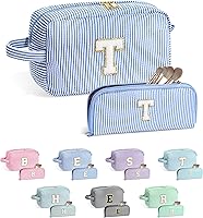 Vista 60 de YOOLIFE Regalos para niñas adolescentes – Bolsa de maquillaje con inicial personalizada, regalos de cumpleaños para mujeres, hermana, amiga, hija