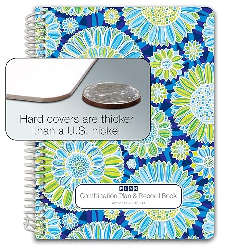 Miniatura 3 de Libro de combinación, planificación y registro un libro eficiente de 8.5 pulgadas x 11 pulgadas para planes de lecciones y calificaciones. Combina