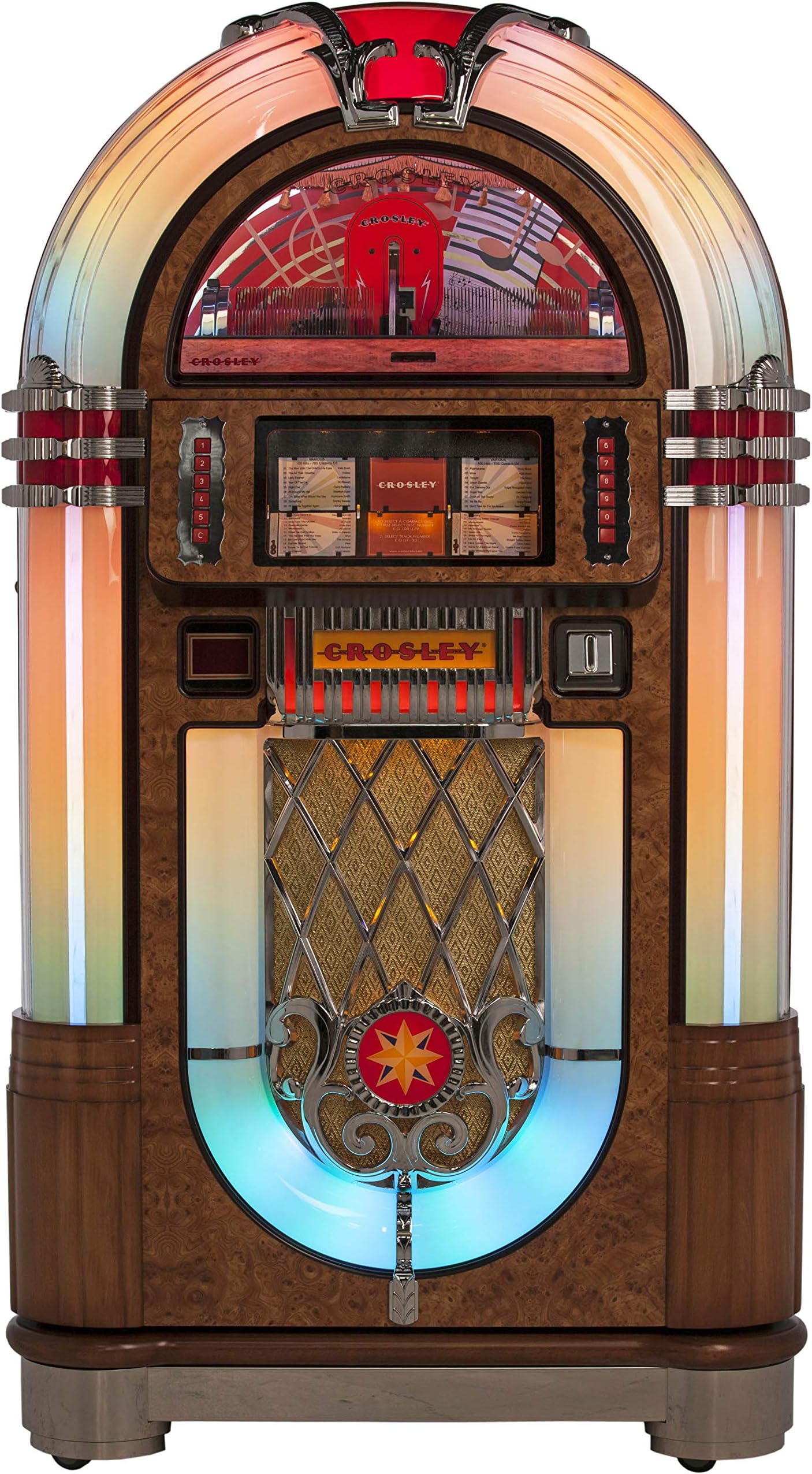 Crosley CR1208AOA Slimline Full Size CD Jukebox with